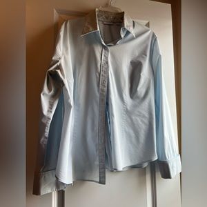 New York and Company XL Light Blue Shirt